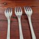Christofle - Set of 12 Boréal pattern silver-plated table forks