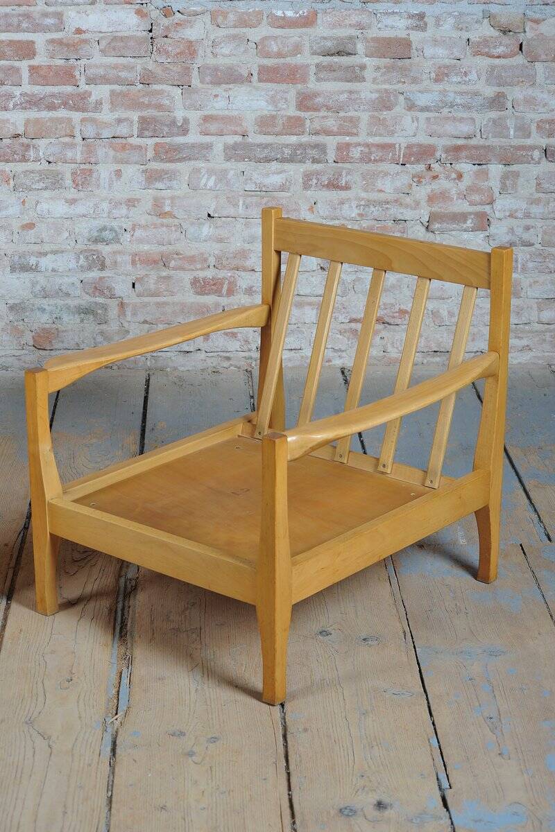 Mid-Century Armchairs from Jitona Soběslav, Czech, 1960s, Set of 6