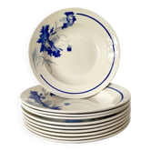 Assiettes creuses Luneville Annie