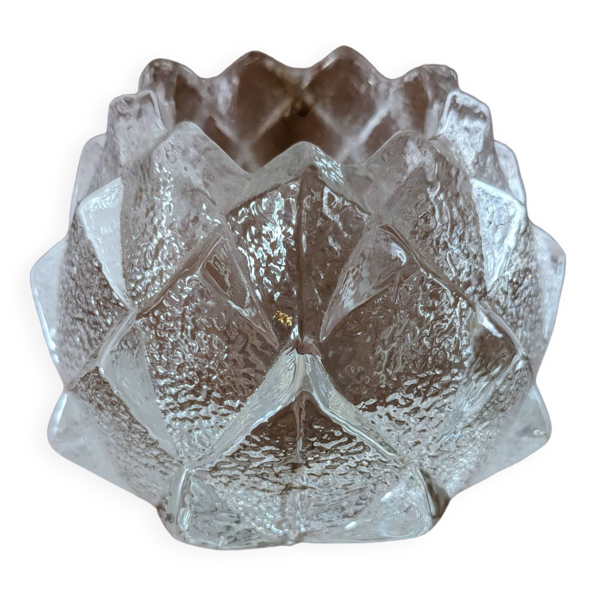 Firelfly Nimbus crystal votive candle holder Orrefors Sweden