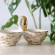 Serviteur sel poivre en céramique Villeroy et Boch vintage français, authentique