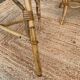 Rattan living room, set of 2 armchairs and a coffee table