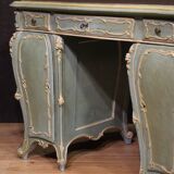 Venetian lacquered and painted writing desk from the 20th century