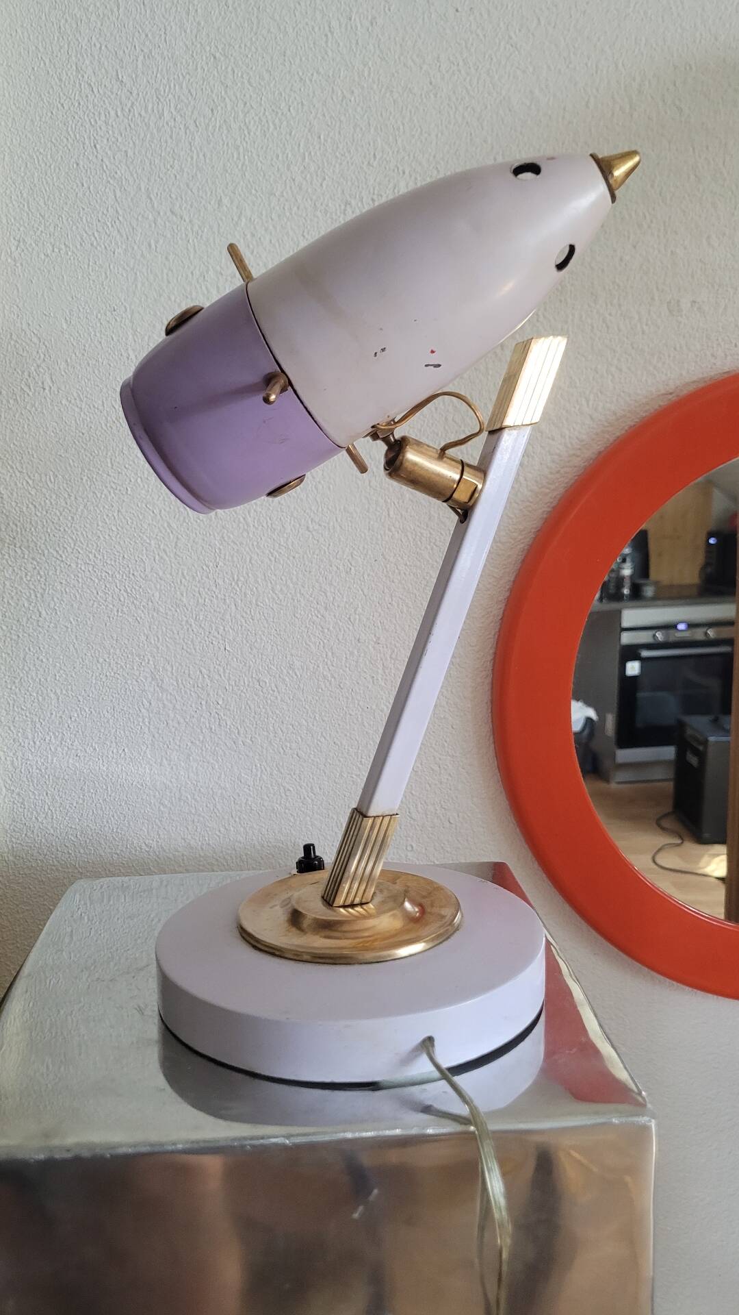 Lampe de bureau vintage Space-Age