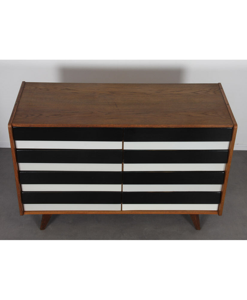 Dark oak dresser by Jiri Jiroutek, model U-453, 1960