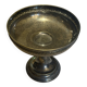 Vintage coupe on a patinated silver-plated metal stand.