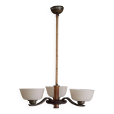 Paavo Tynell pour Taito Oy, un lustre Art Déco modèle '1255/3', Finlande, années 1930