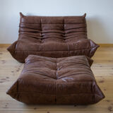 Sofa and pouf by Michel Ducaroy for Ligne Roset