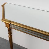 Hollywood Regency Console Table by Deknudt, Belgium 1980s