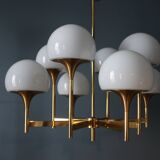 Vintage designer pendant light Gaetano Sciolari 1970