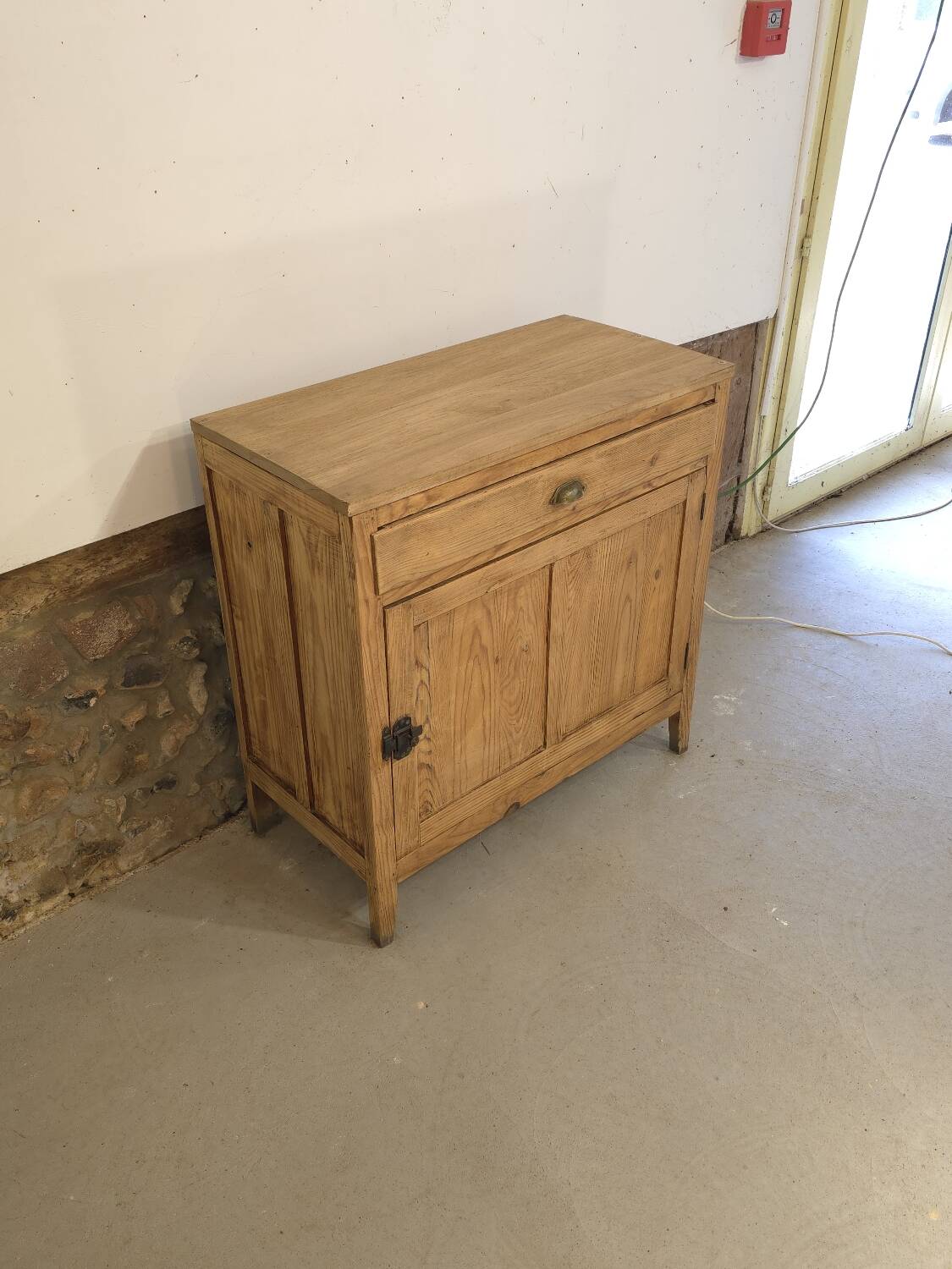Jam cabinet, Parisian buffet in raw wood