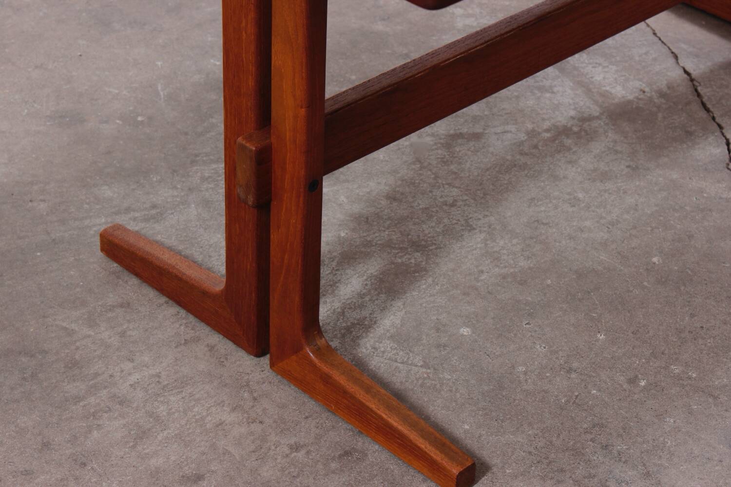 Table basse vintage en teck danois milieu du siècle 50er 60er