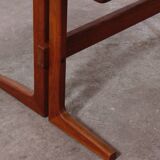 Table basse vintage en teck danois milieu du siècle 50er 60er