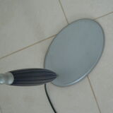 Retro white glass floor lamp