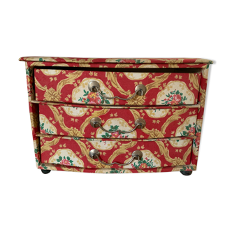 Boite à bijoux en tissu