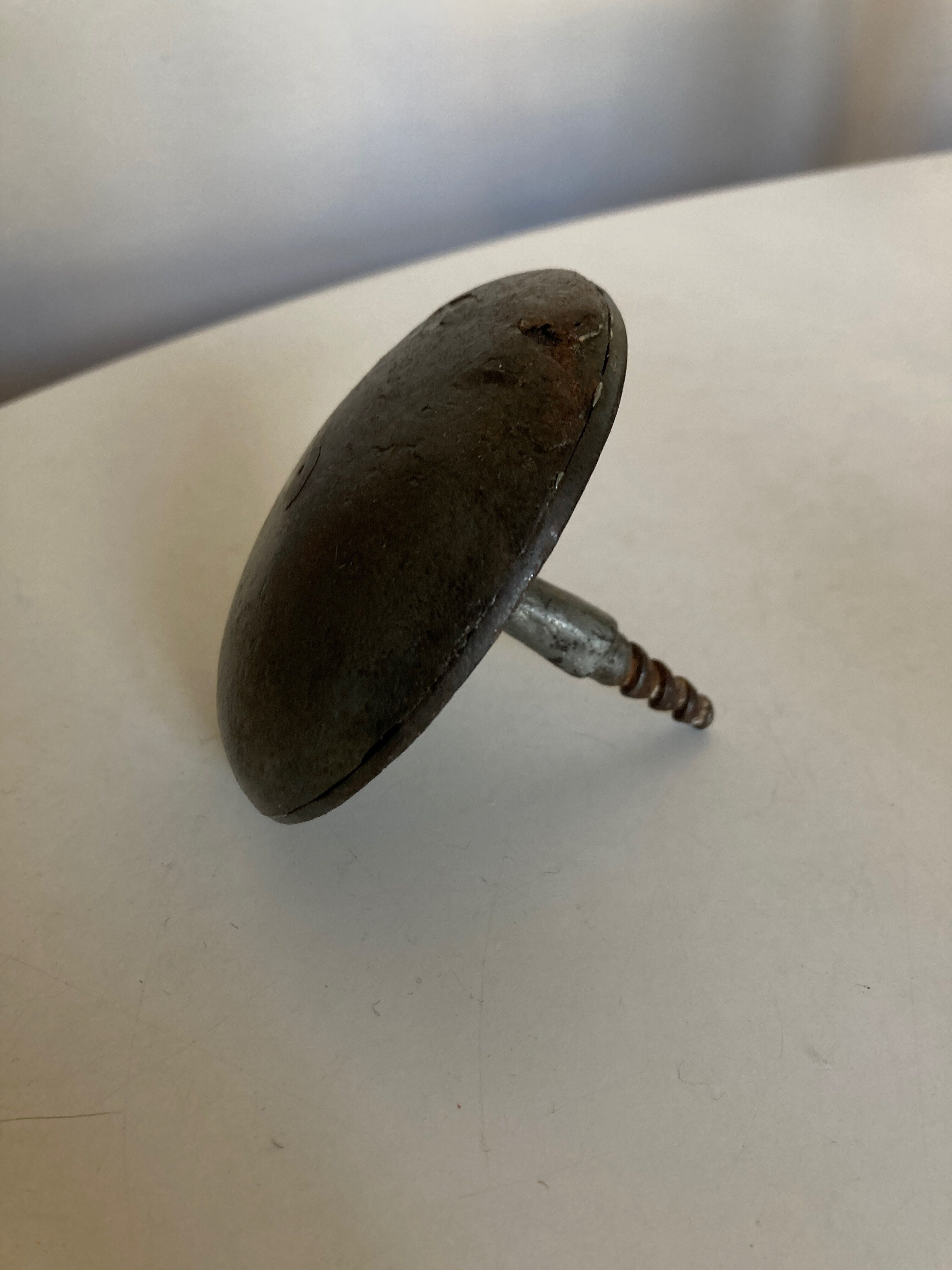 Pedestrian crossing nail hook in Paris 1950