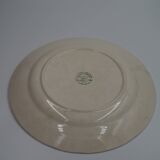 Large plate with blue pattern