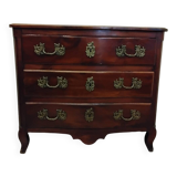 Rustic walnut chest of drawers from the 18th century