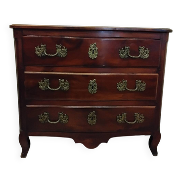 Commode Rustique en noyer du XVIII ème siècle