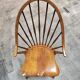 Windsor chair with high spindled back, beech, 1950s.