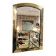 Brass mirror