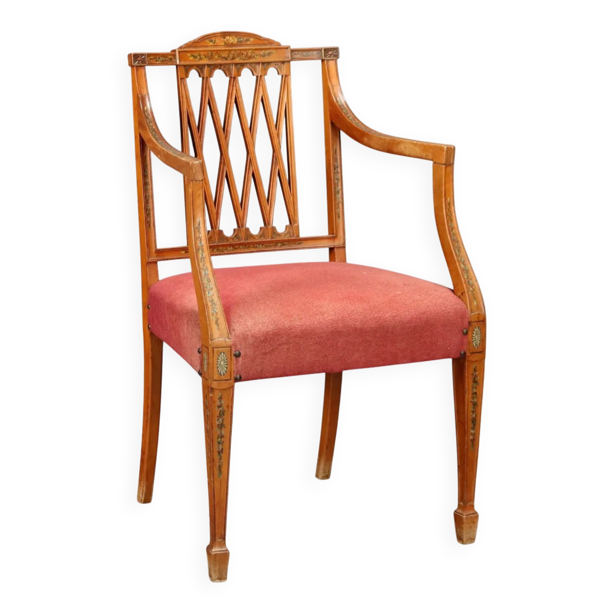 Victorian antique armchair in mahogany, United Kingdom, 19th century