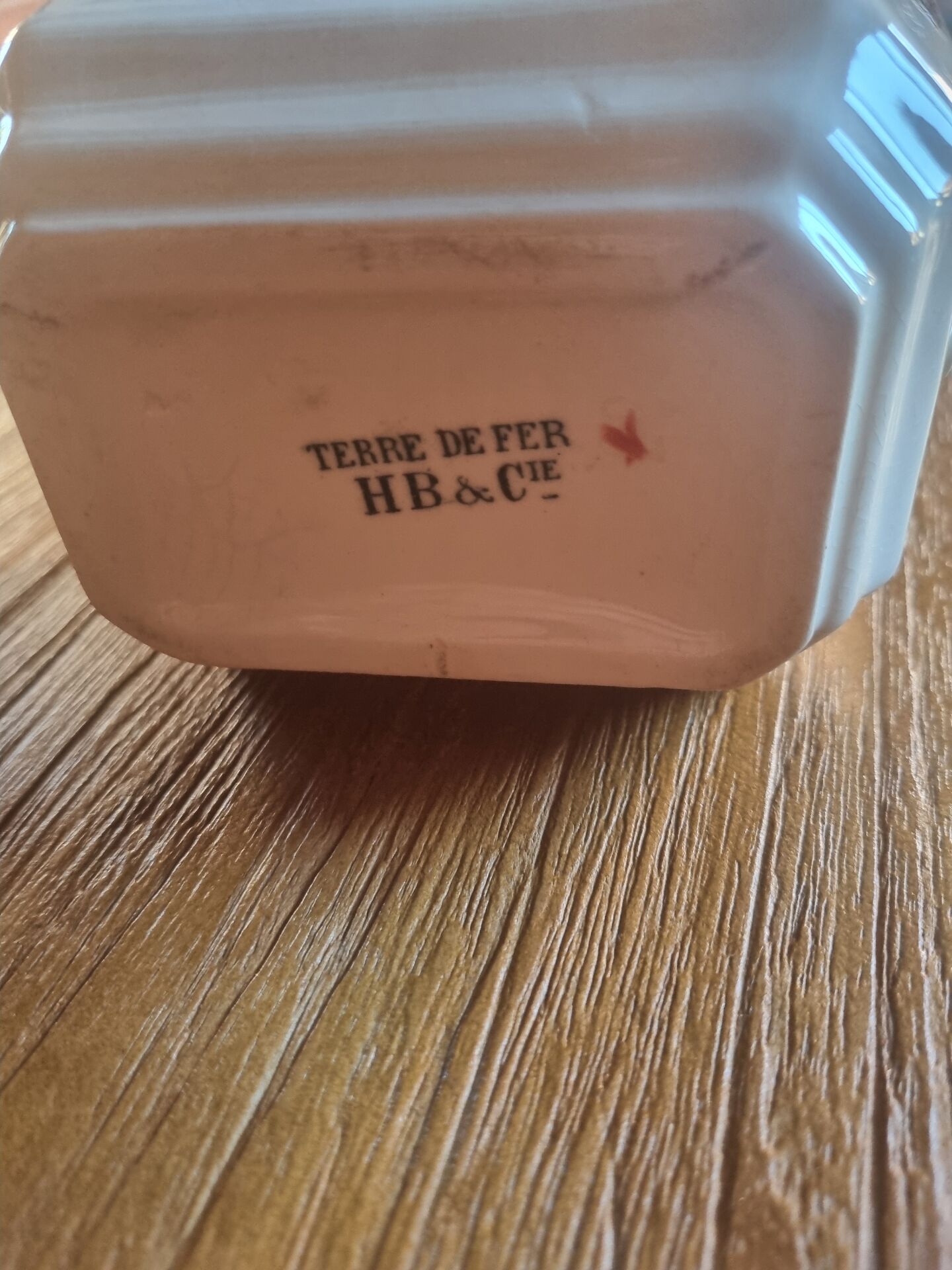 Petit pot à sucre  terre de fer et compagnie