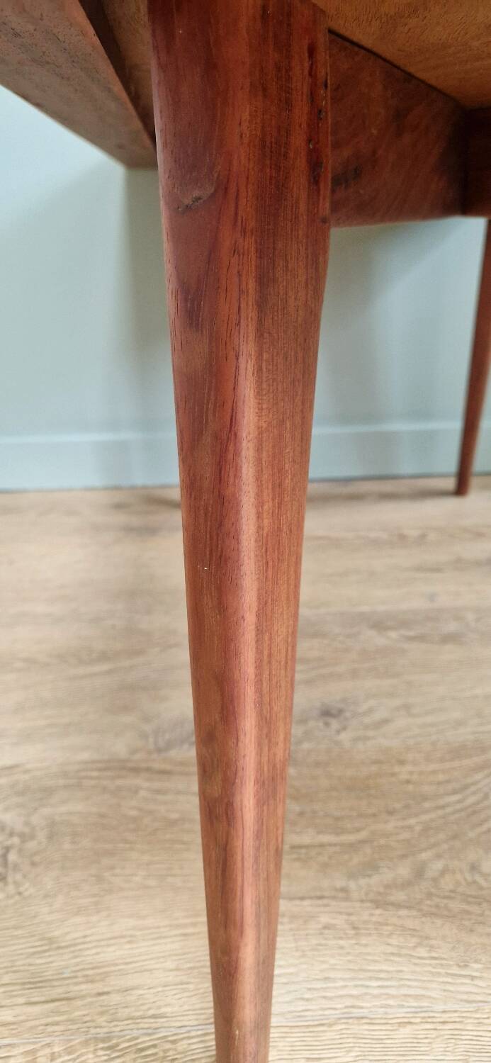 Scandinavian style coffee table from the 50s in rosewood