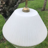 Vintage glass hanging lamp