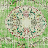 Anatolian handmade vintage rug 241 cm x 160 cm