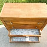 1930s Art Deco chest of drawers with 4 drawers