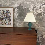 Green ceramic lamp foot