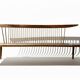 Grand banc en noyer massif