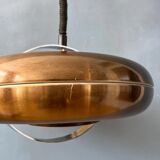 Vintage 'Copper' UFO space age pendant lamp
