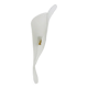 Very large handcrafted frosted glass wall sconce. Ice, Iceberg