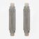 Pair of Murano Scavo Glass Wall Lamps with Brass Details