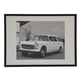 Grande photographie encadrée Peugeot 404 break
