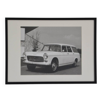 Grande photographie encadrée Peugeot 404 break
