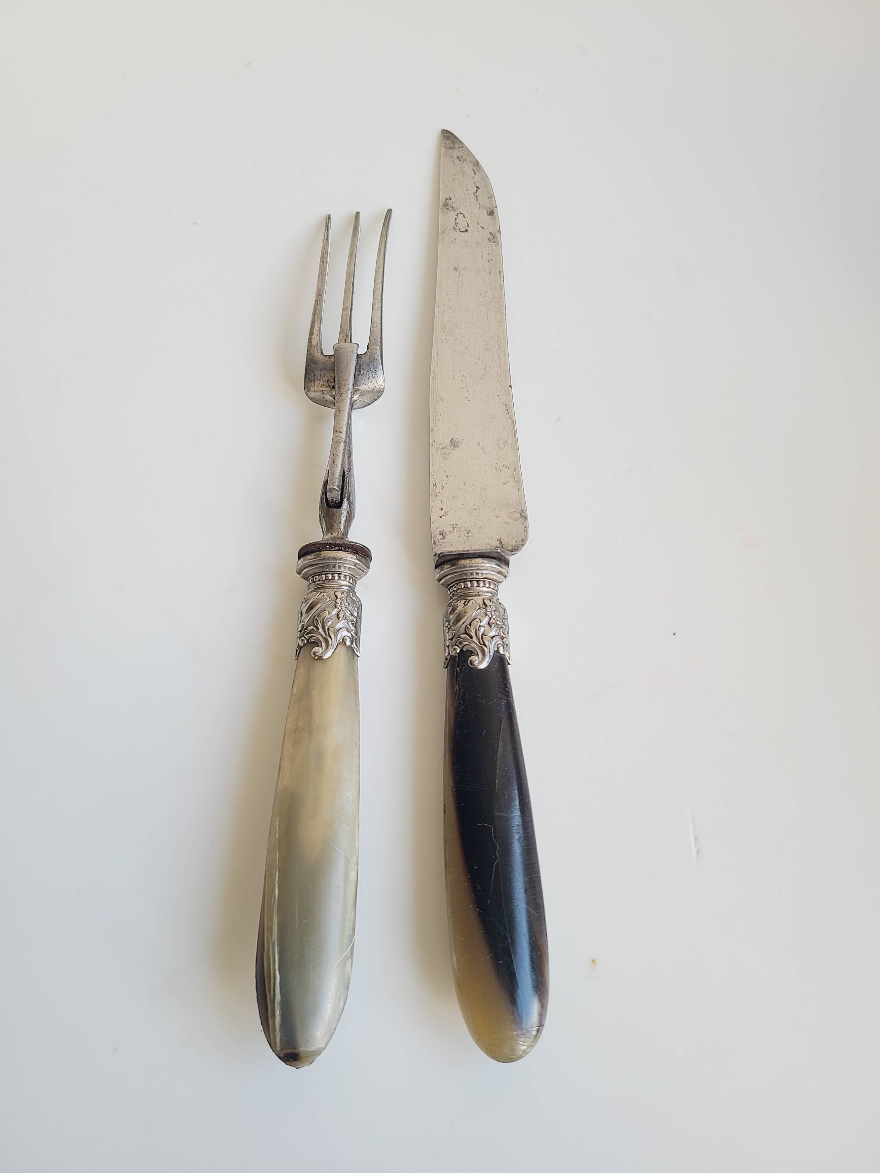 Horn leg of lamb cutlery