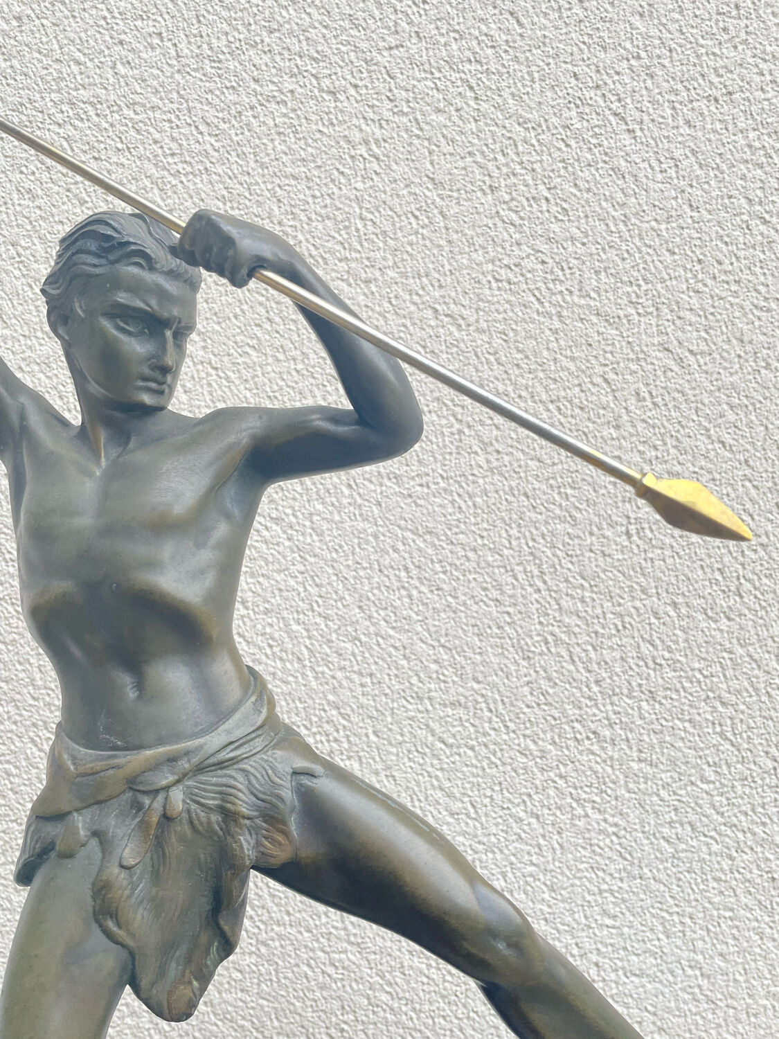 Art Deco sculpture signed Uriano