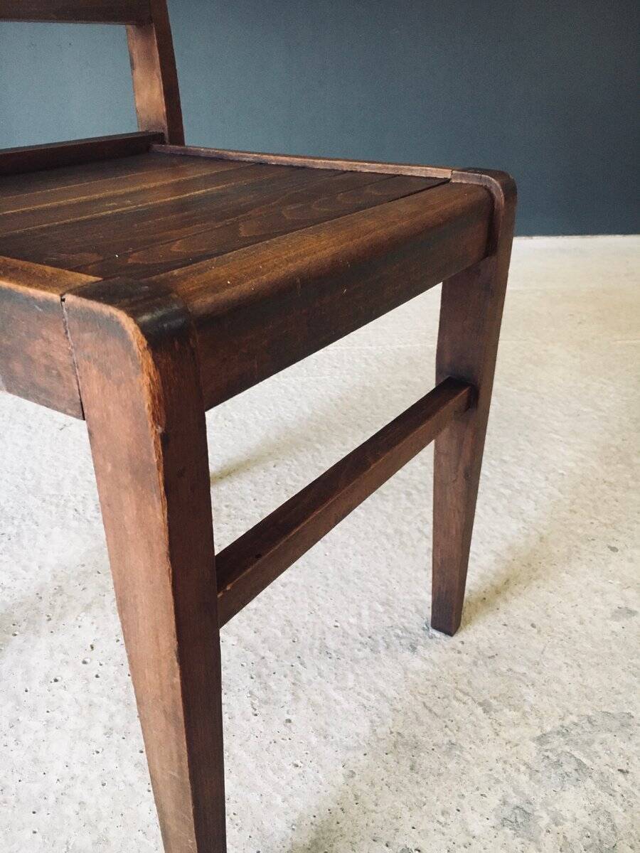 Reconstruction Dining Chair attributed to Rene Gabriel, France, 1940s