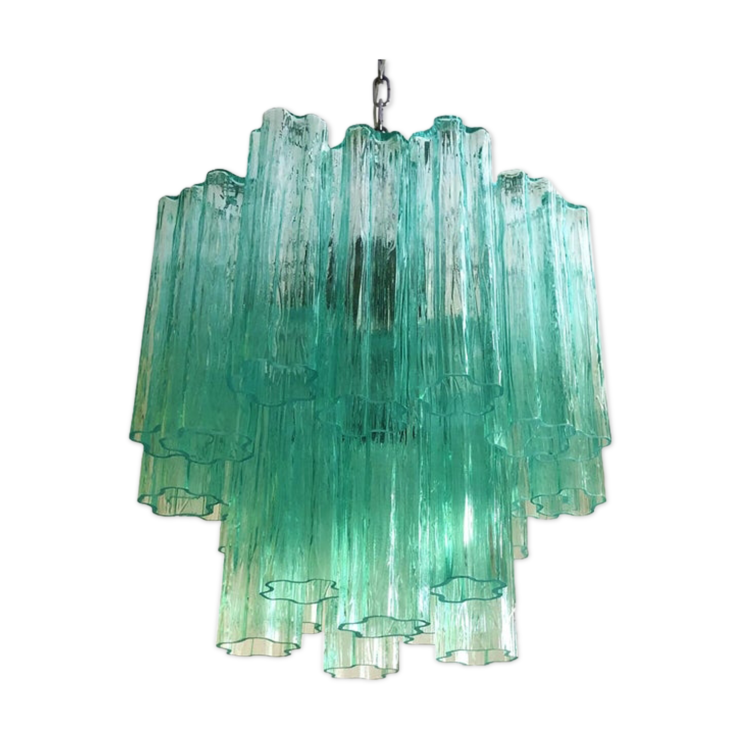 Contemporary Murano Glass Sputnik Chandelier , lot of 2 or a pair of chandeliers