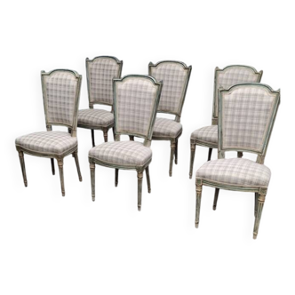 Lot of antique Louis XVI style chairs