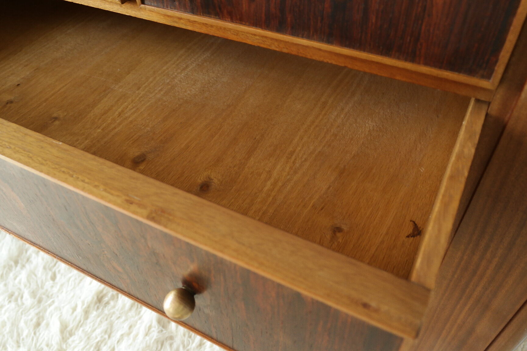 Commode art déco en palissandre et acajou