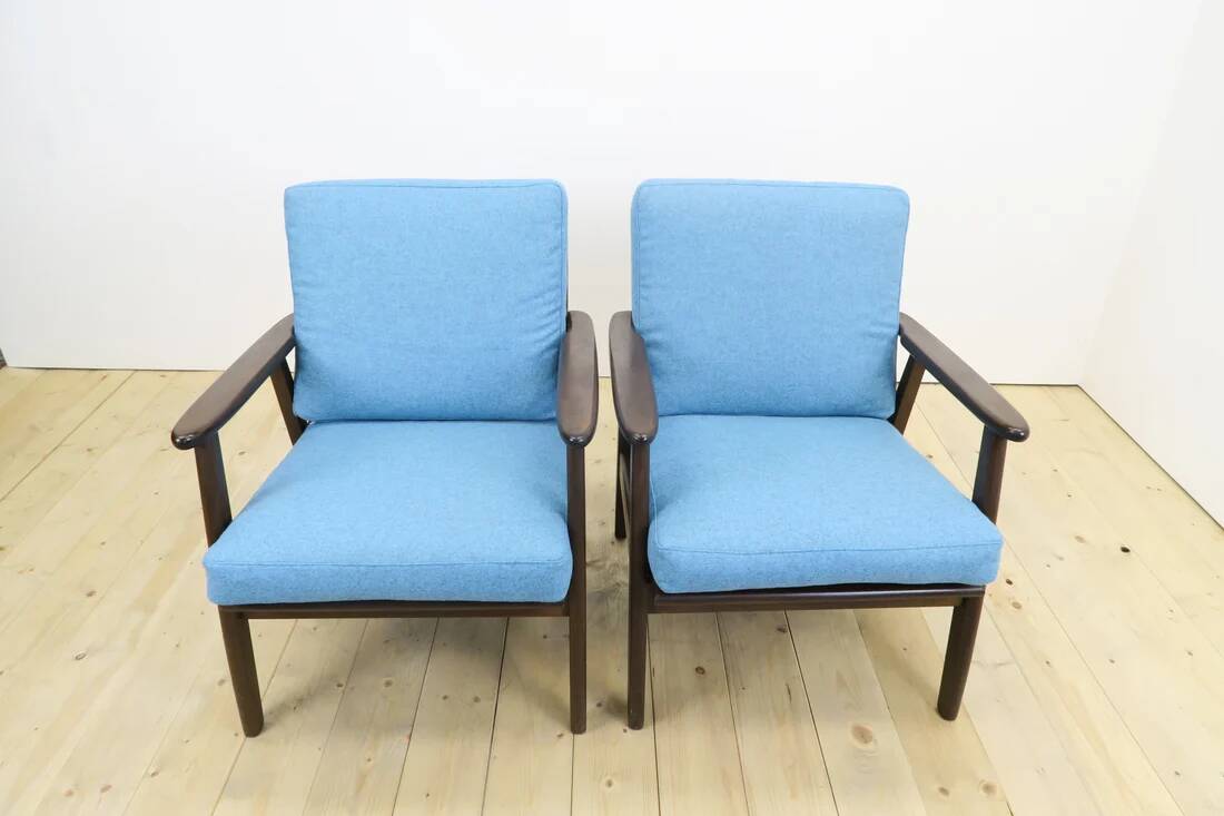 Paire de fauteuils en teck, Danemark 1960