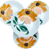4 assiettes creuses Gien