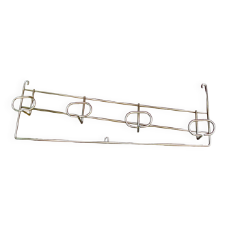 Vintage gold metal coat rack 1960