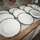 Set of 12 Wedgwood Amherst model porcelain starter/lunch plates.