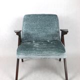 Light blue bunny armchair by józef chierowski, 1970s