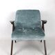Light blue bunny armchair by józef chierowski, 1970s